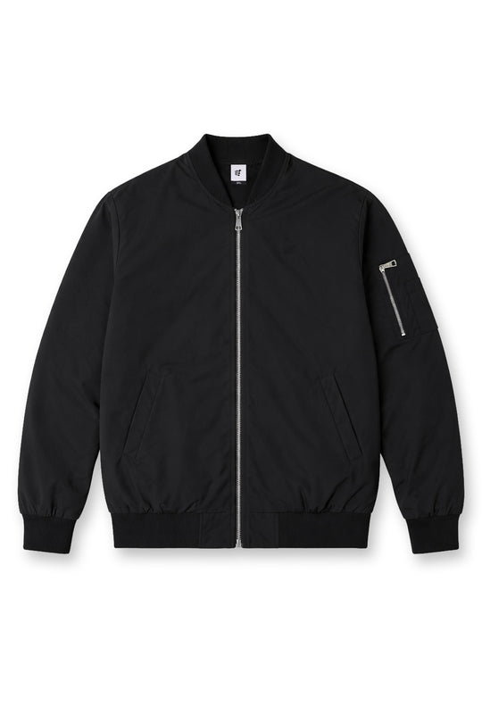 Men's Premium Bomber Jacket - Black