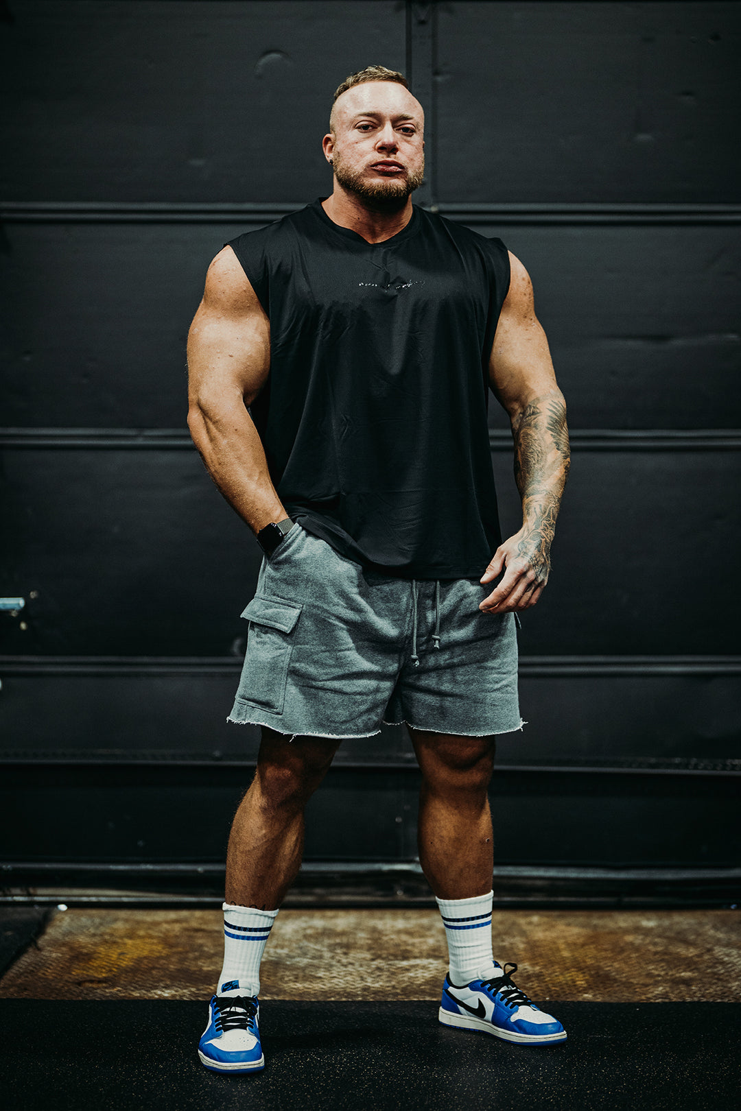 JN Active Muscle Tee - Black