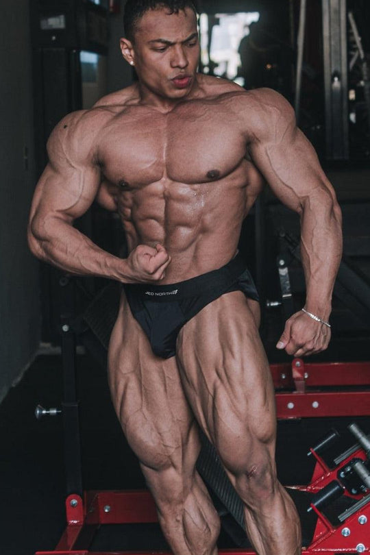 Men's Athletic Seamless Briefs 2-Pack - Black & Gray