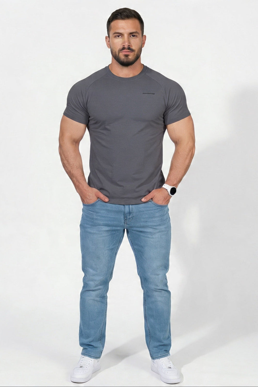 Titan 2.0 Muscle Fit T-Shirt - Stone