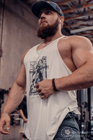 Graphic Muscle Stringer - Vintage Skull