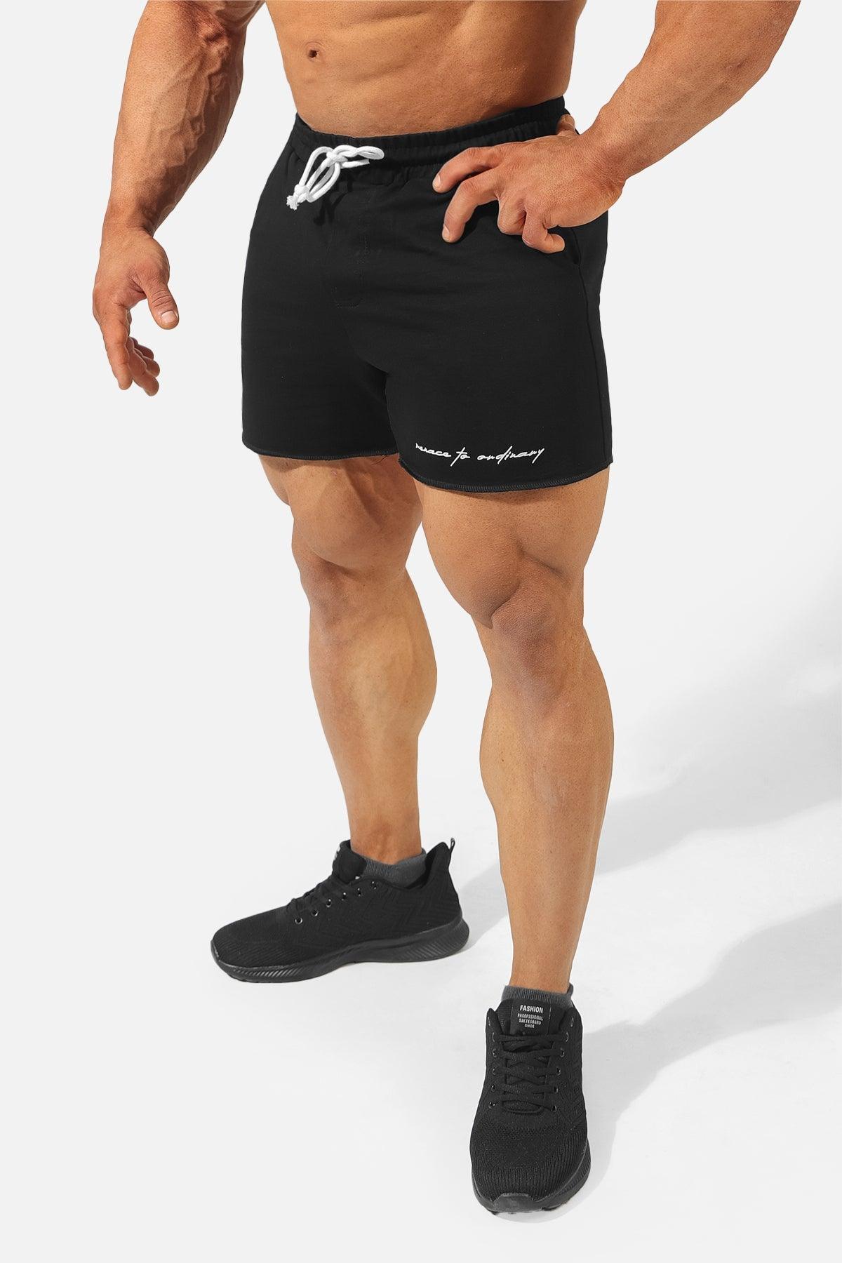 Motion 5'' Varsity Sweat Shorts - Black & White - Jed North Canada