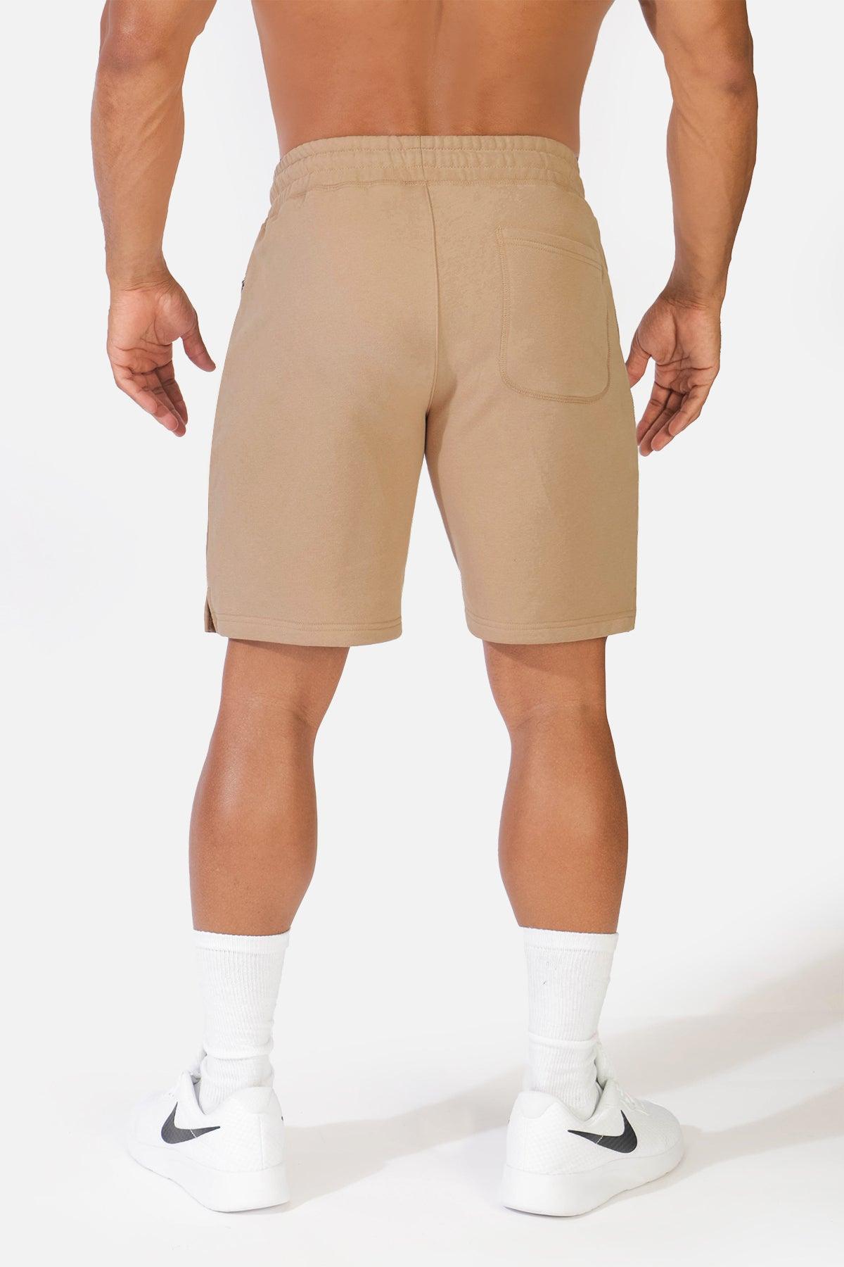 Men's Elite 8'' Sweat Shorts - Khaki - Jed North Canada