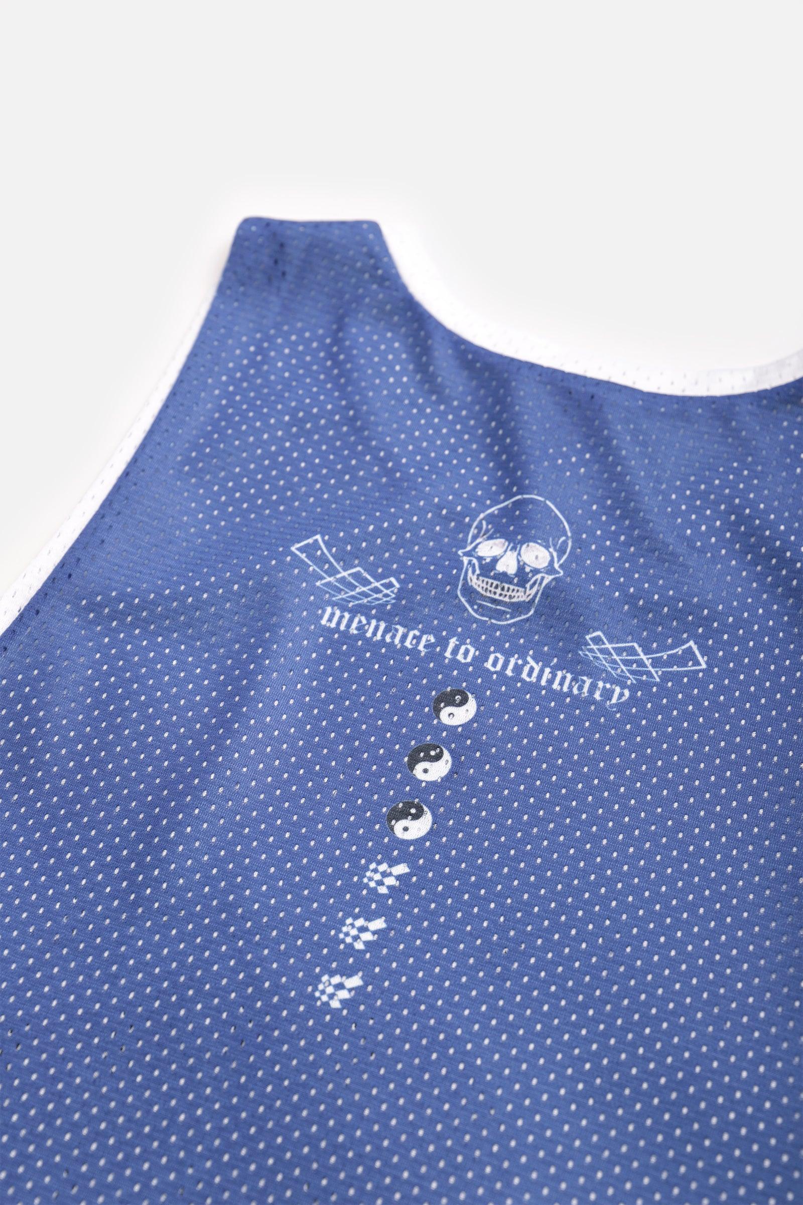 Lightning Mesh Reversible Workout Tank Top - Blue Sky - Jed North Canada